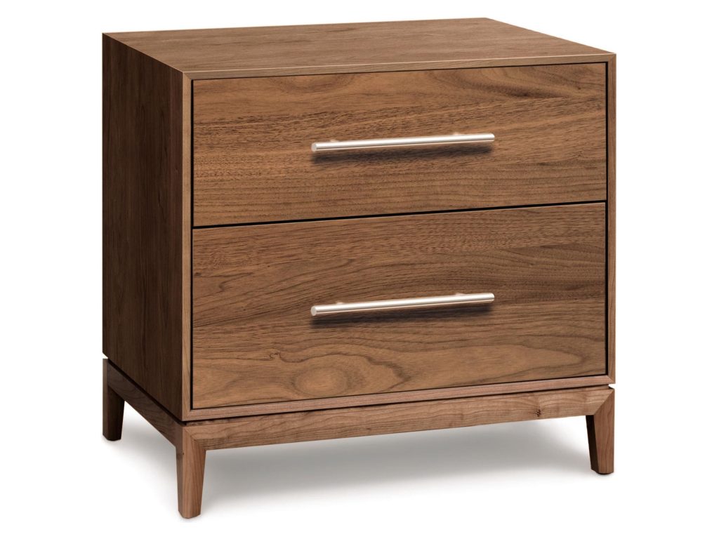 Copeland Furniture Mansfield 2 Drawer Nightstand, alternate view 3