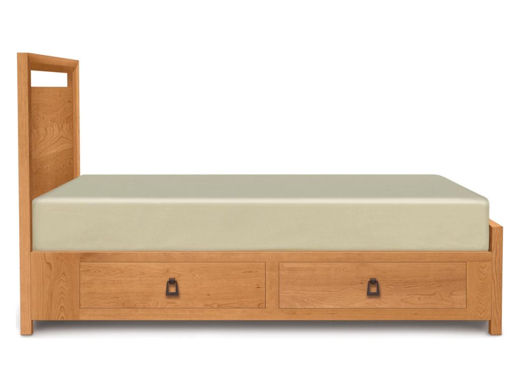 Copeland Furniture Mansfield Storage Bed with 49″H Headboard, alternate view 4
