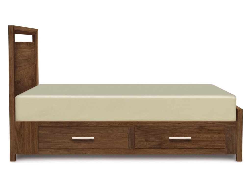 Copeland Furniture Mansfield Storage Bed with 49″H Headboard, alternate view 5