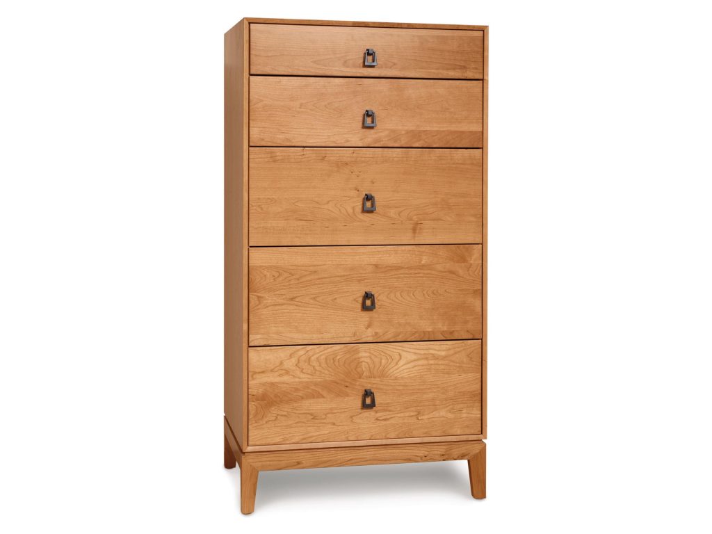 Copeland Furniture Mansfield 5 Drawer Narrow Dresser, alternate view 2