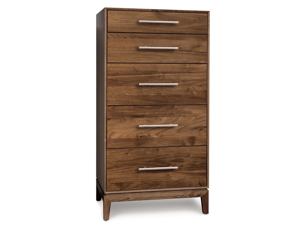 Copeland Furniture Mansfield 5 Drawer Narrow Dresser, alternate view 3