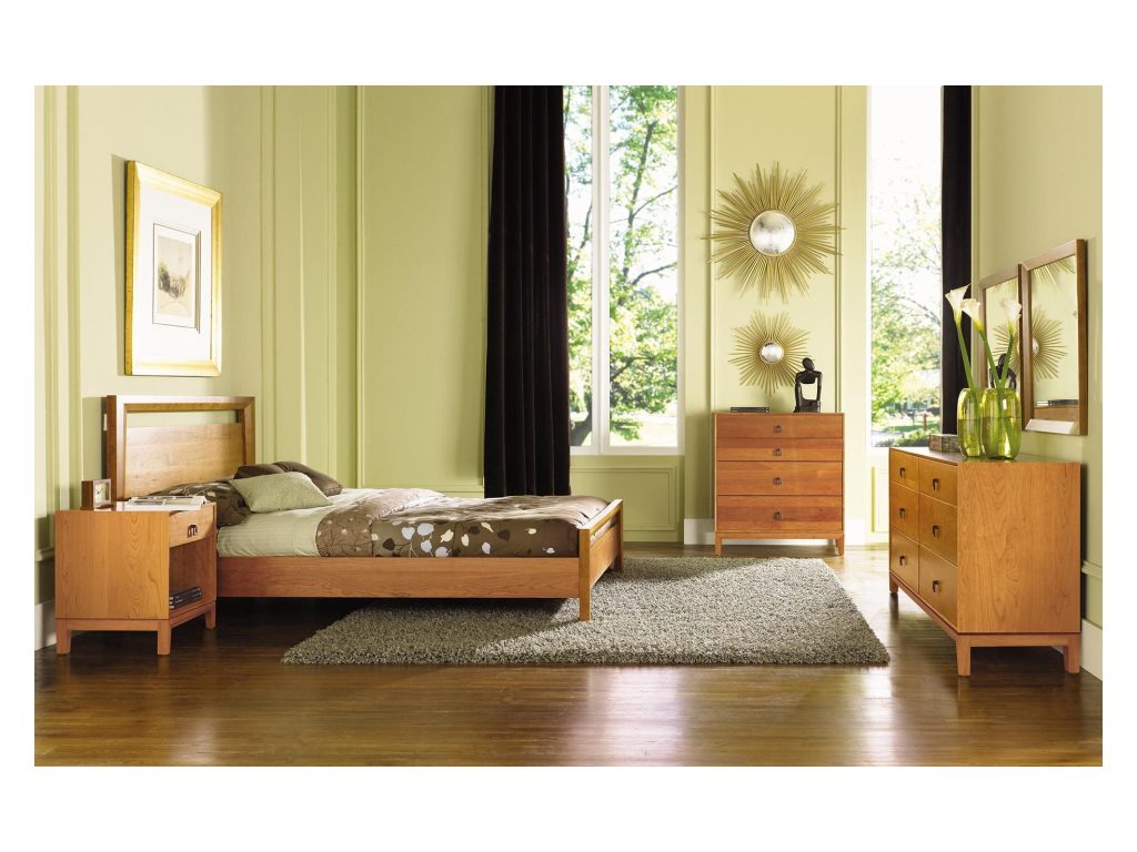 Copeland Furniture Mansfield Bed with 40″H Headboard Platform Bed, alternate view 8