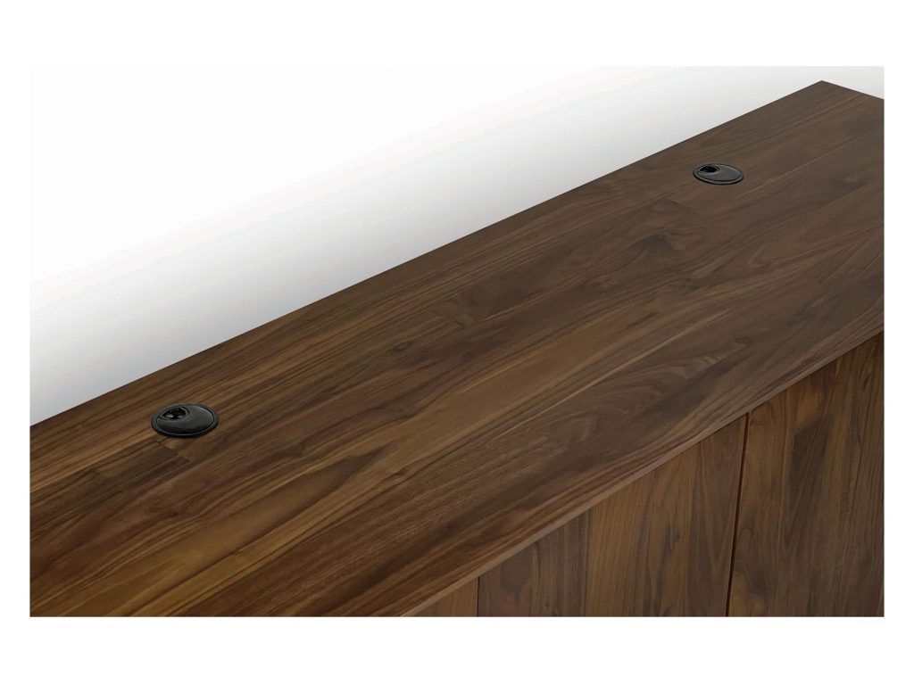 Copeland Furniture Mansfield 66” Wide, High Height 4 Door Storage Console Console Table, alternate view 8