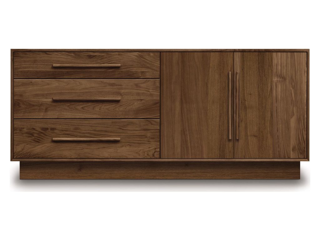 Copeland Furniture Moduluxe 3 Drawers on left, 2 Doors on right Dresser, primary thumbnail
