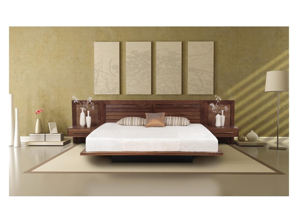 Copeland Furniture Moduluxe 18.5″W Box Nightstand to match 35″H Plinth base Bed, alternate view 3