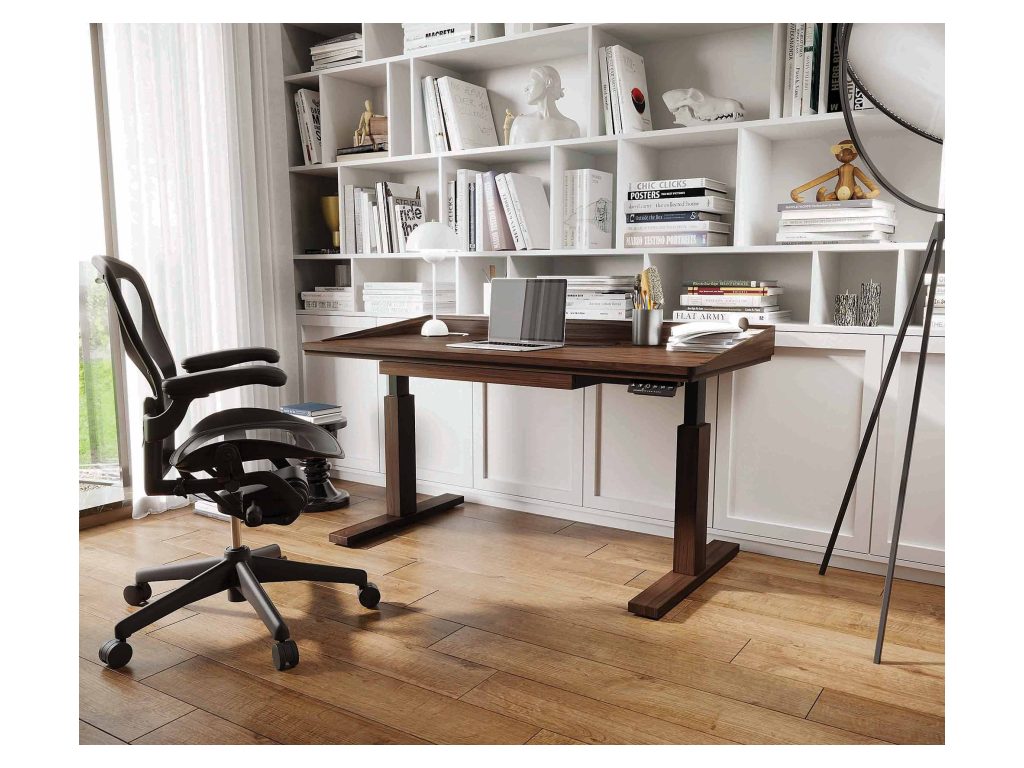 Copeland Furniture Odin 30″ x 60″ Sit-Stand Desk, alternate view 5