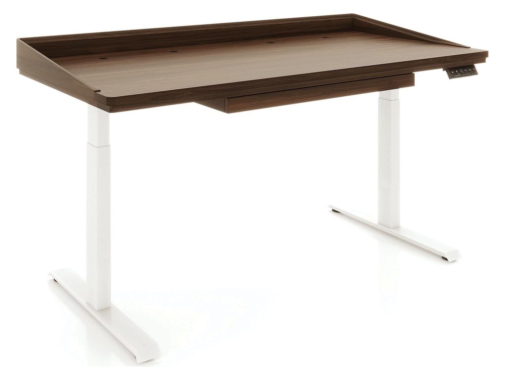 Copeland Furniture Odin 30″ x 60″ Sit-Stand Desk with Pencil Drawer, alternate view 2