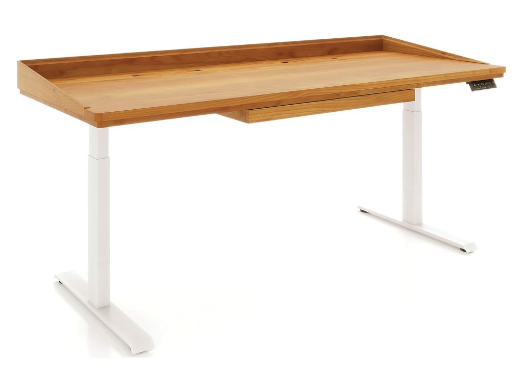 Copeland Furniture Odin 30″ x 72″ Sit-Stand Desk with Pencil Drawer, alternate view 3