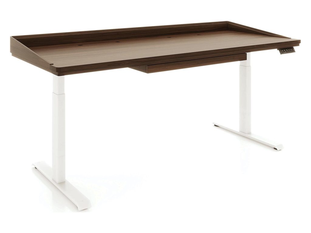 Copeland Furniture Odin 30″ x 72″ Sit-Stand Desk with Pencil Drawer, alternate view 2