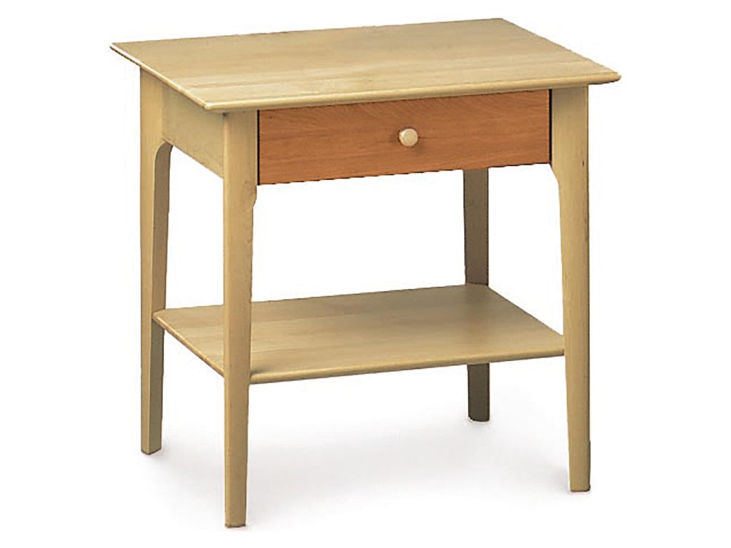 Copeland Furniture Sarah 1 Drawer 24″H Nightstand, alternate view 3
