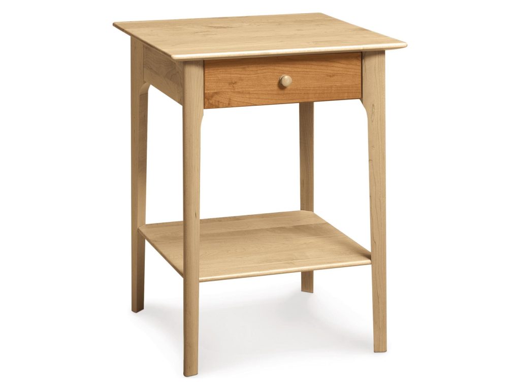 Copeland Furniture Sarah 1 Drawer 28″H Nightstand, alternate view 3