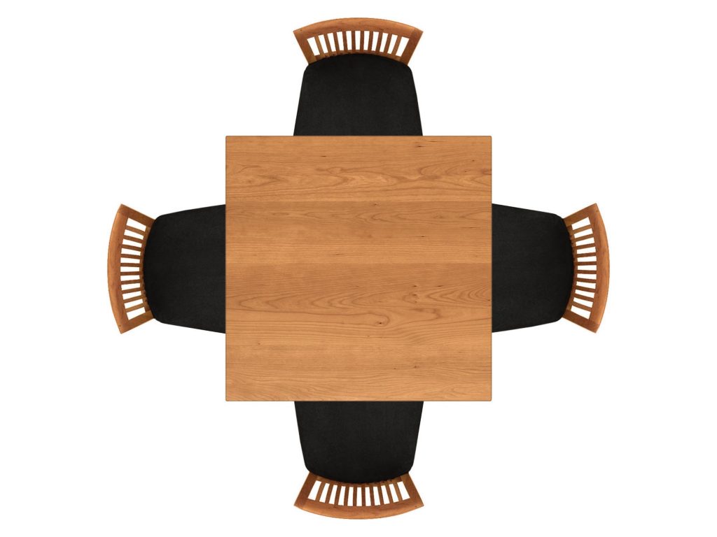 Copeland Furniture Sarah Square Fixed Top Table, alternate view 5