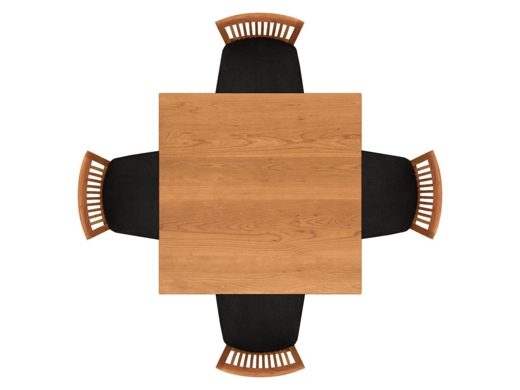 Copeland Furniture Sarah Square Fixed Top Table, alternate view 4