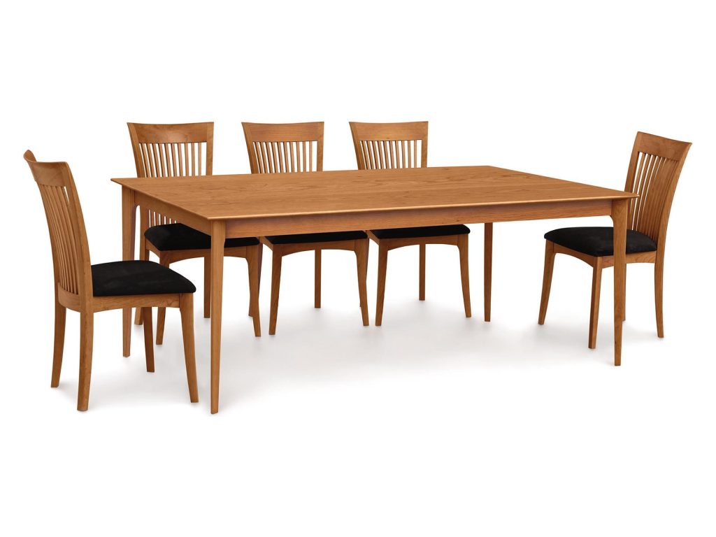 Copeland Furniture Sarah Rectangular Fixed Top Table, alternate view 4