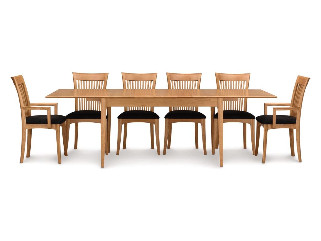 Copeland Furniture Sarah Four Leg Extension Table, alternate view 3