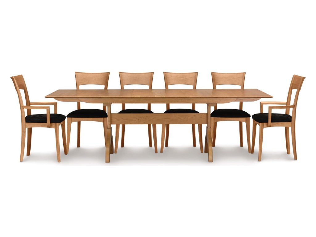 Copeland Furniture Sarah Trestle Extension Table Trestle Table, alternate view 3