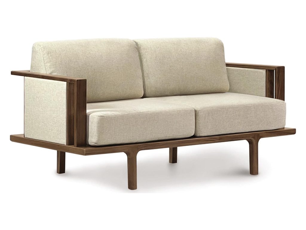 Copeland Furniture Sierra Loveseat with Upholstered Panel, primary thumbnail
