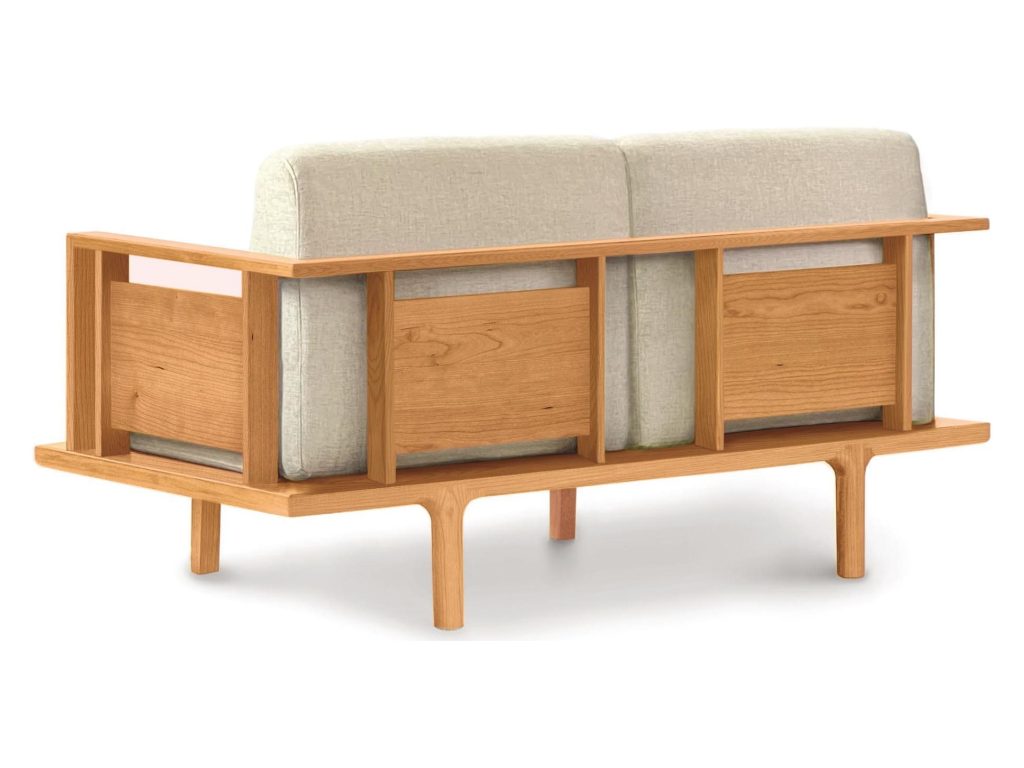 Copeland Furniture Sierra Loveseat with Wood Panel, alternate view 2