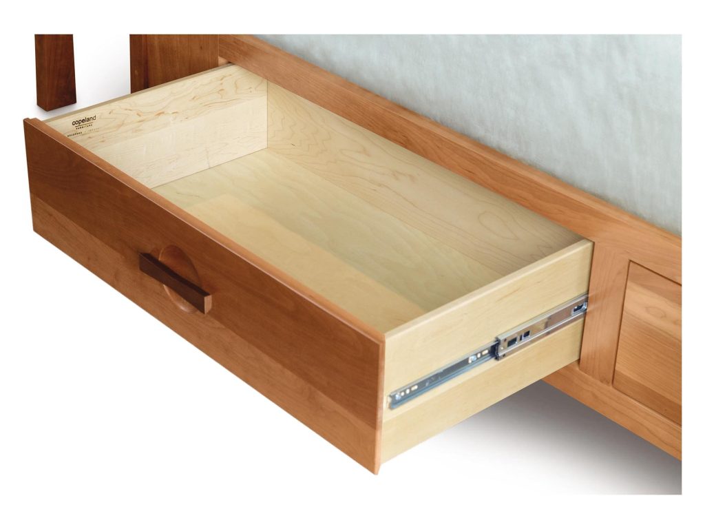 Copeland Furniture Mansfield Storage Bed with 40″H Headboard, alternate view 4