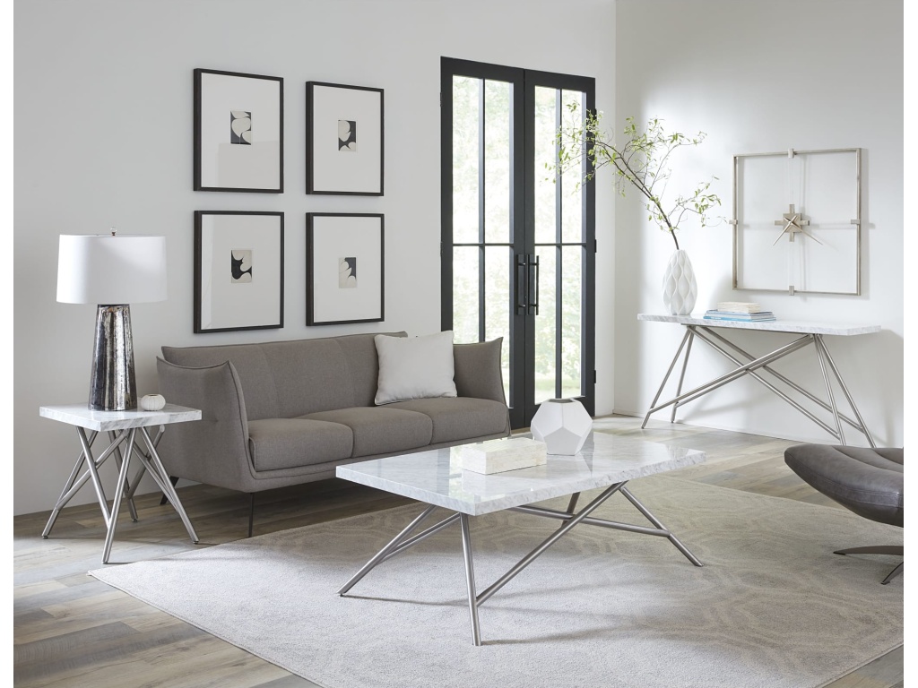 Coral End Table in Marble - image 1