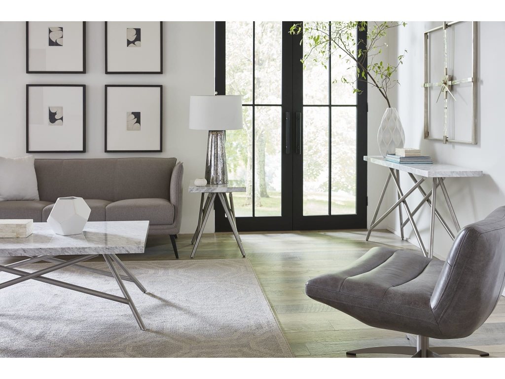 Coral End Table in Marble - image 2