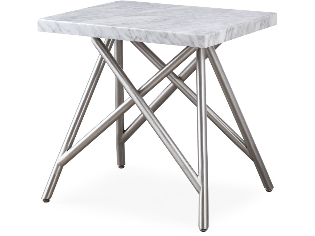 Coral End Table in Marble - image 4