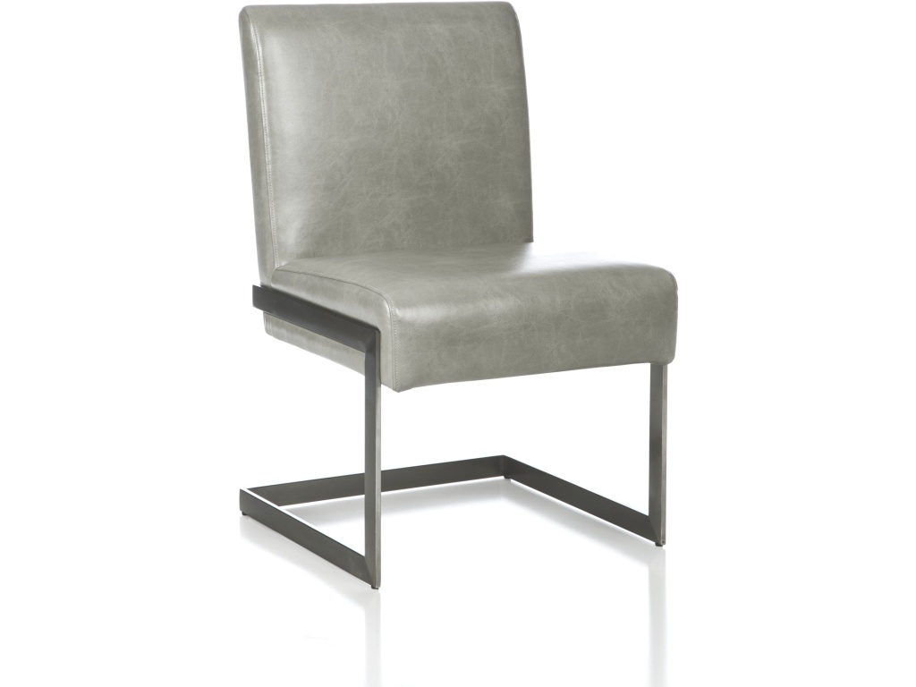 Coral Synthetic Leather Upholstered Dining Chair - image 3