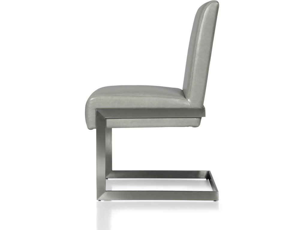 Coral Synthetic Leather Upholstered Dining Chair - image 5
