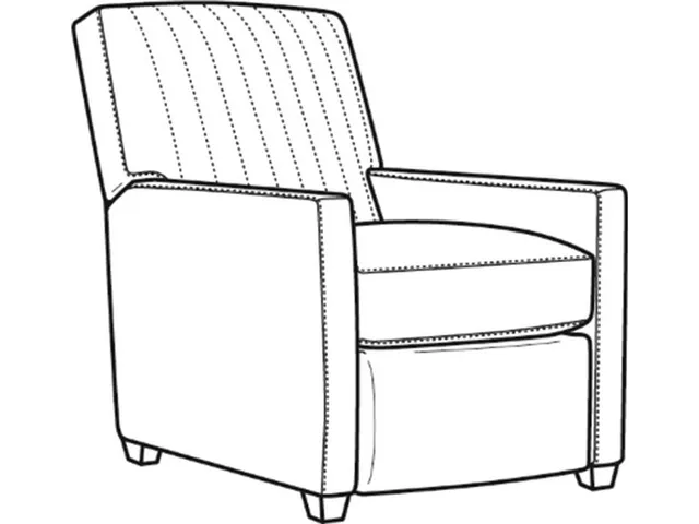 Malcolm Manual Recliner Chnl Bk (30W)