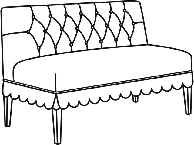 Charlotte Armless Banquette (48W)