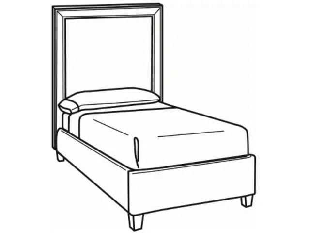 Keaton Tall Twin Bed (42W)