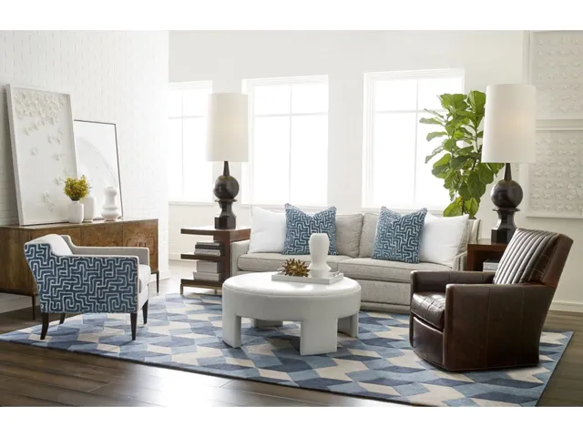 Margot Round Ottoman (43W X 43D)