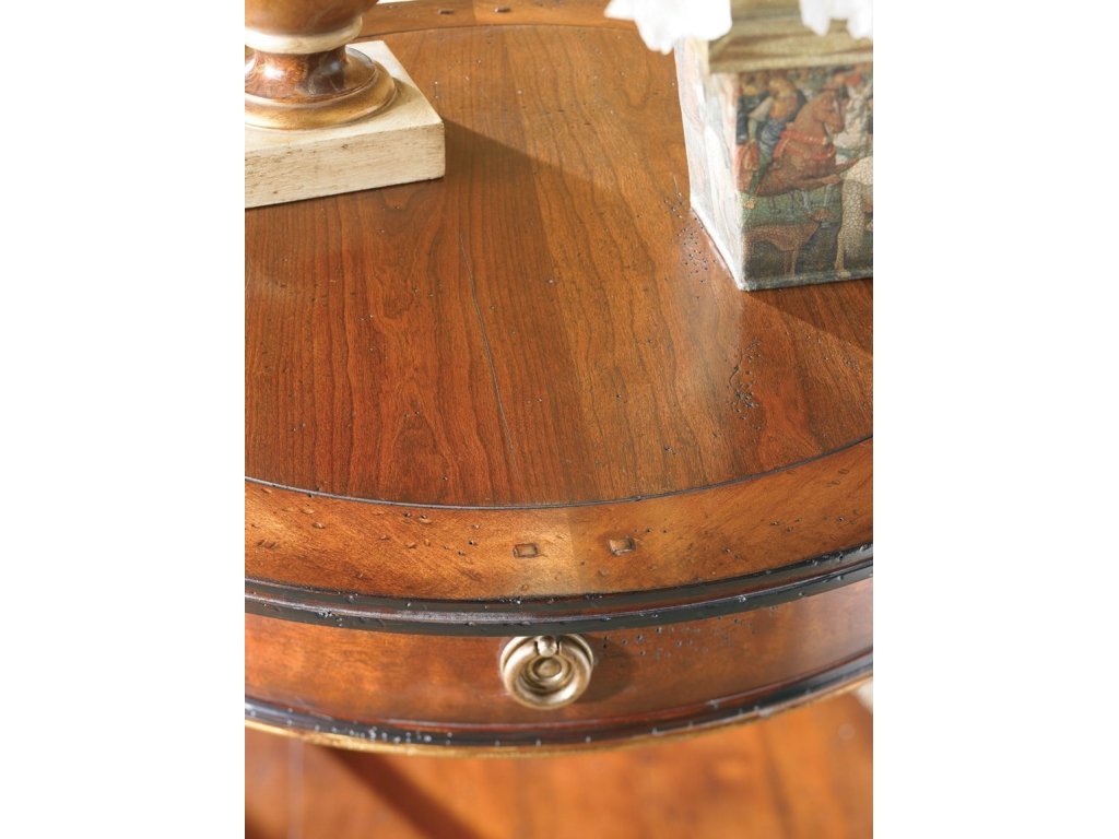 Round Lamp Table - image 1