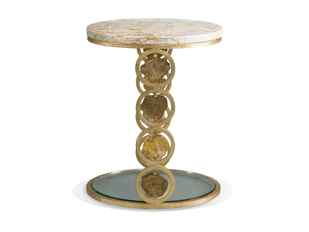 Petrified Wood Accent Table - image 1