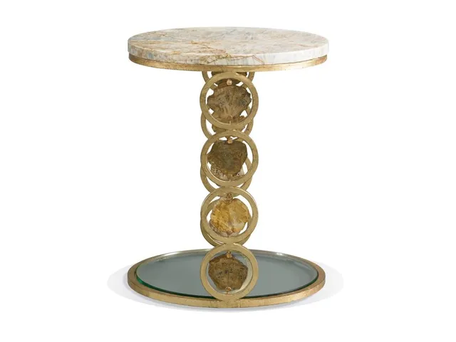 Petrified Wood Accent Table - Alternative View