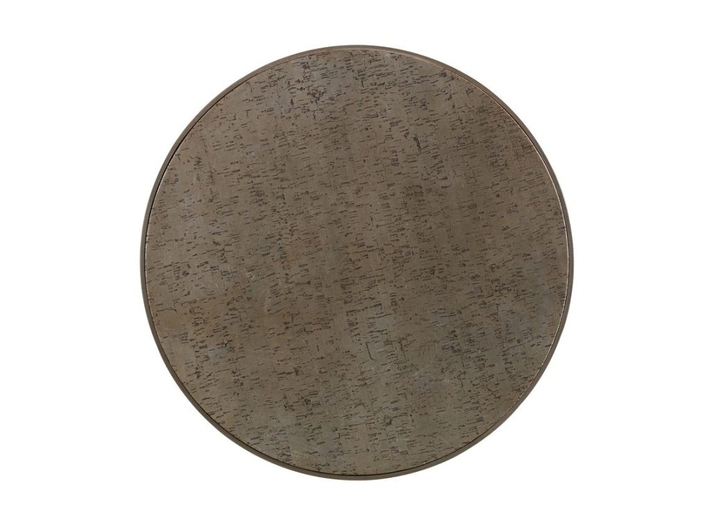 Cork Drum End Table - image 1