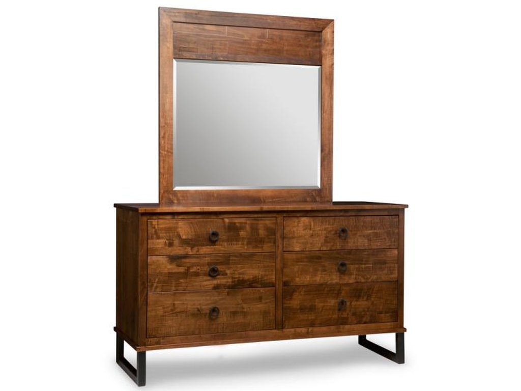 Cumberland 6 Drawer Dresser & Mirror - image 1