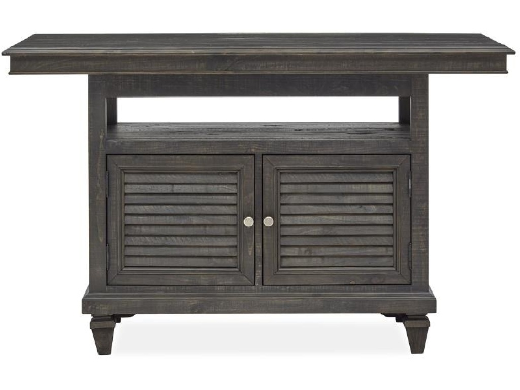 Wood Rectangular Counter Table Base KD - main image