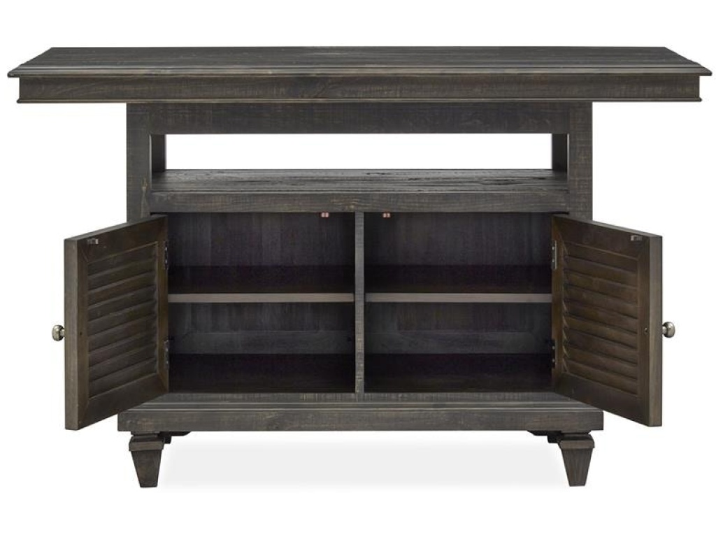 Wood Rectangular Counter Table Base KD - image 2