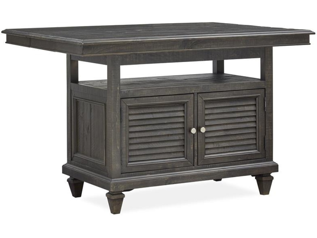 Wood Rectangular Counter Table Base KD - image 3