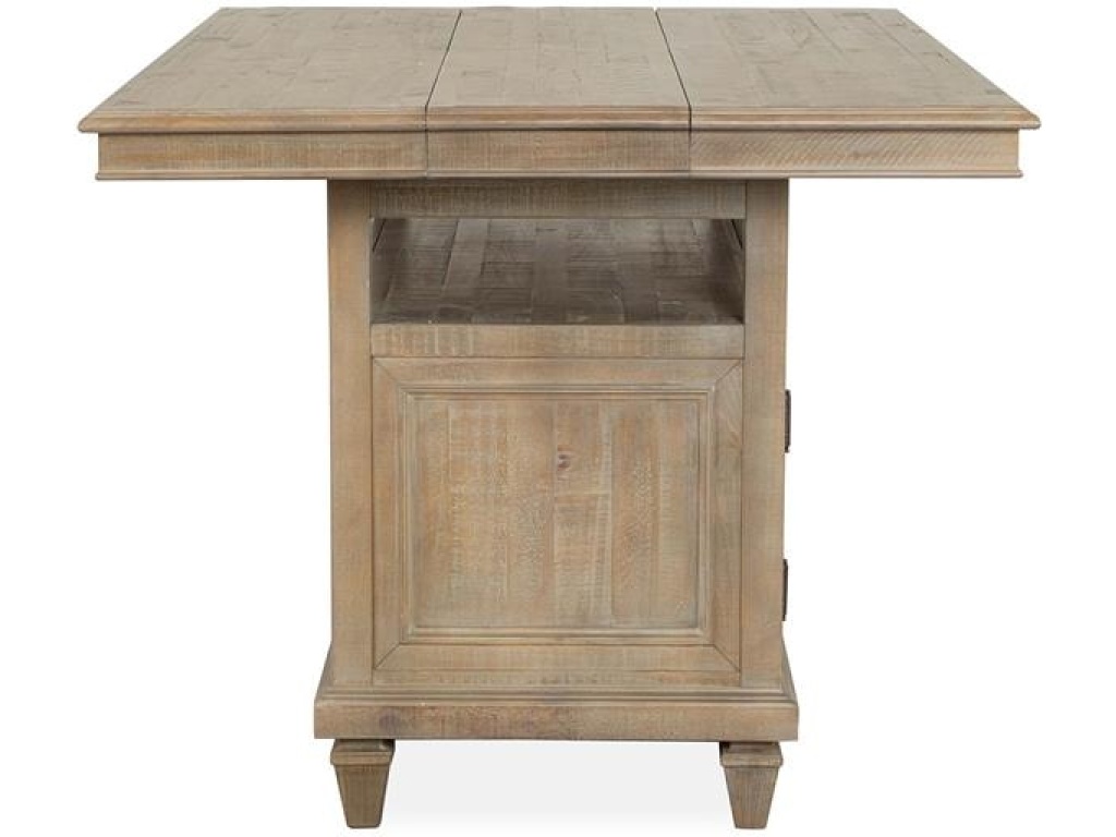 Wood Rectangular Counter Table Base KD - image 2