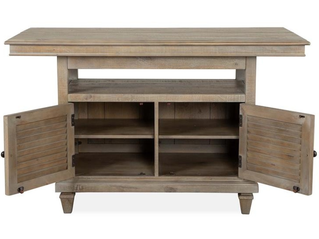 Wood Rectangular Counter Table Base KD - image 3