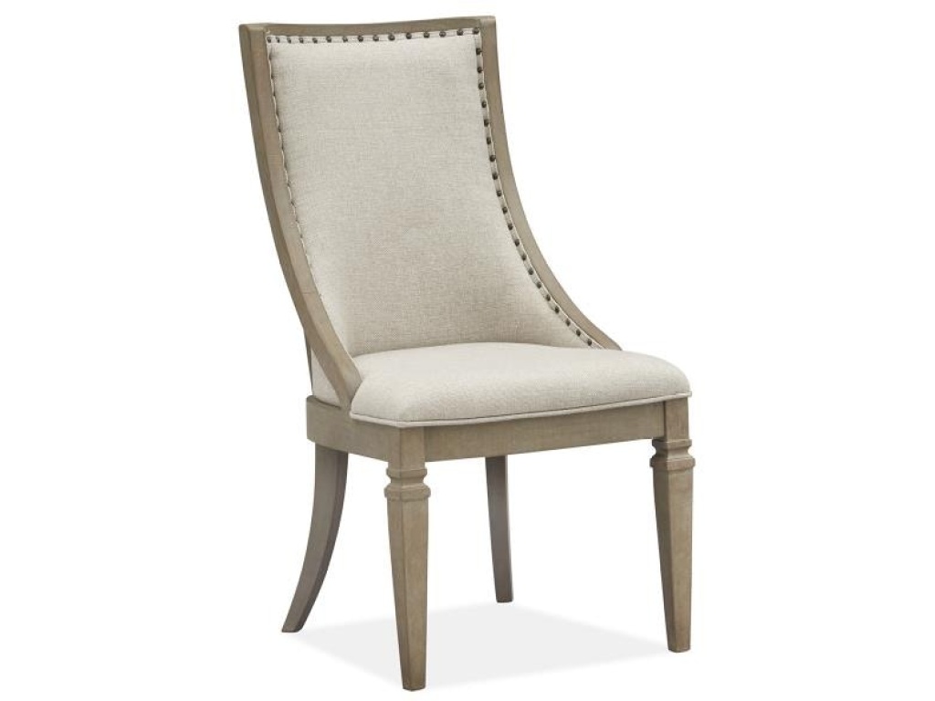Dining Arm Chair with Upholstered Seat and Back (2/ctn) - main image