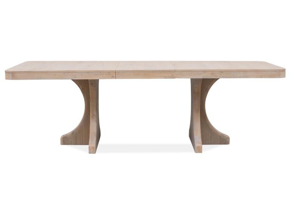 Wood Trestle Dining Table Top SU - image 1