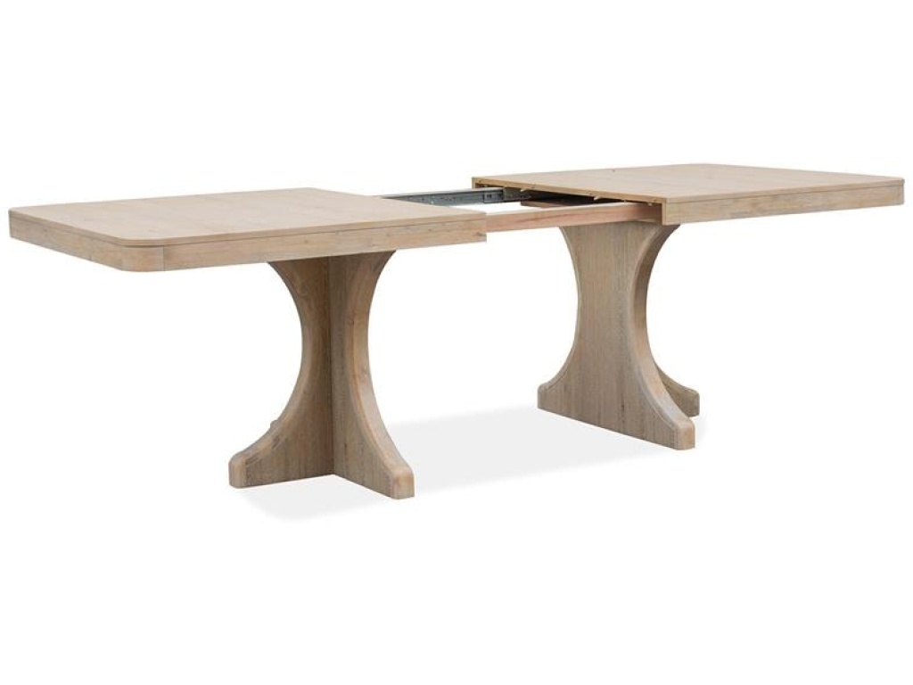 Wood Trestle Dining Table Top SU - image 2