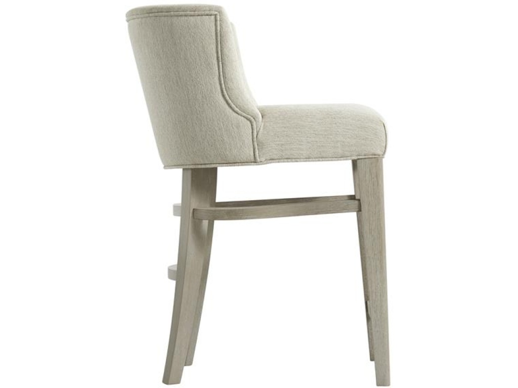 Upholstered Curved Back Counter Stool - image 4