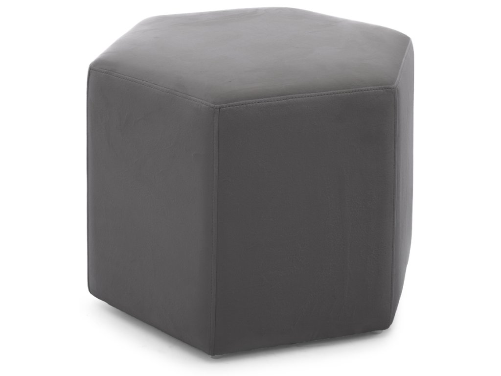 Joyful Graphite Ottoman - image 4