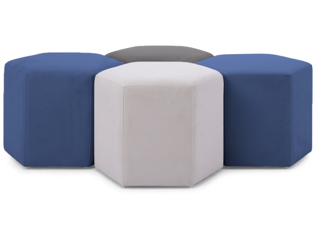 Joyful Graphite Ottoman - image 1