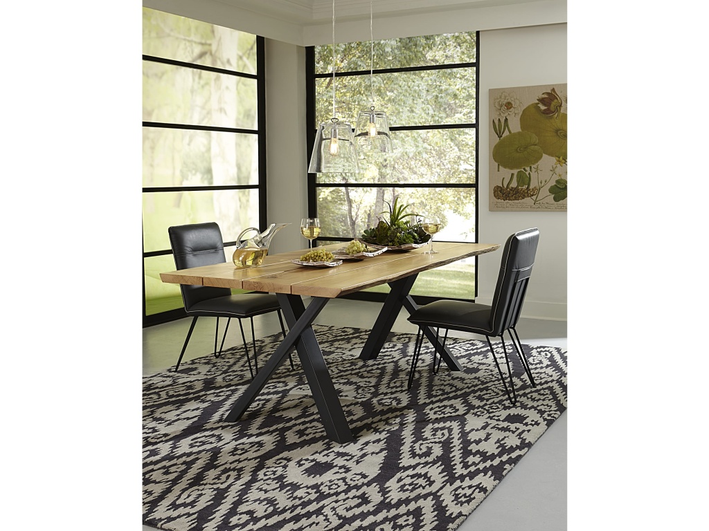 Demi Hairpin Leg Modern Dining Chair in Cobalt - image 1