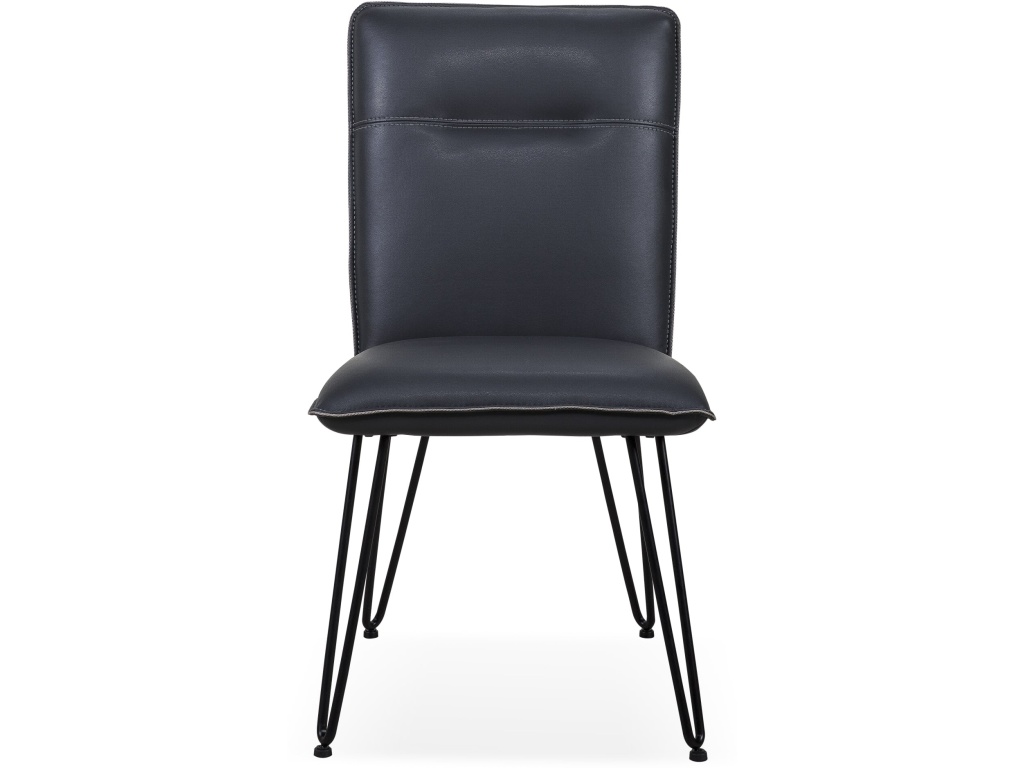Demi Hairpin Leg Modern Dining Chair in Cobalt - image 2